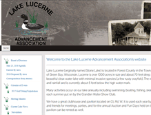 Tablet Screenshot of lakelucernewi.com